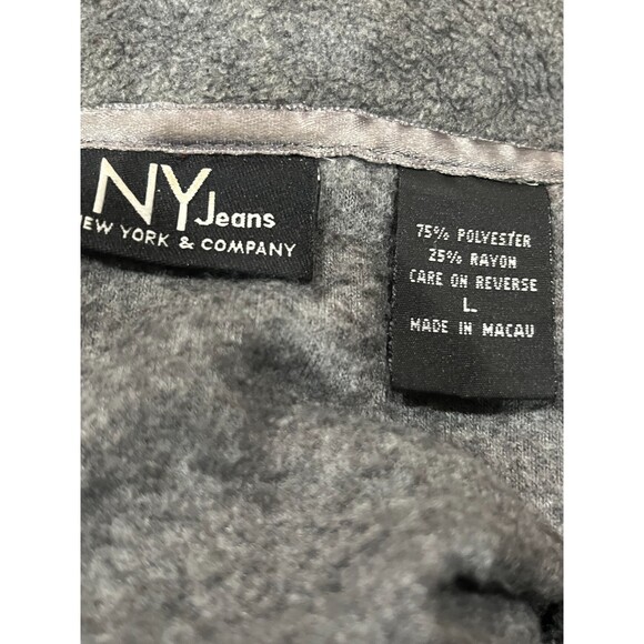 New York & Company Grey Vest, Size L - Picture 4 of 4